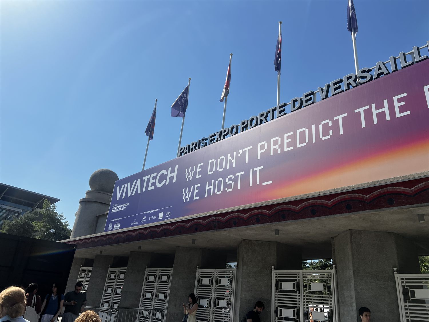 VivaTech 巴黎 Porte de Versailles 展馆入口